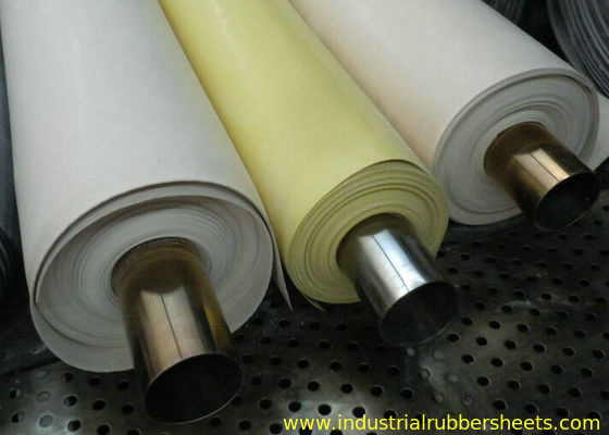 White Color Food Grade NBR Rubber Sheet with 70 Shore A Hardness 300% Elongation and 1.5g/cm3 Density
