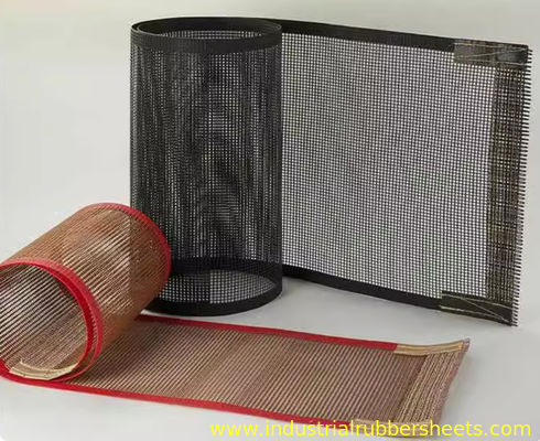 PTFE Mesh Belt with Maximum Width of 4.0m Microwave Safe and Breathable for High Temperature Applications