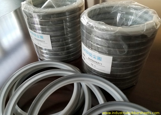 White PU or Black NBR Silicone Rubber Washers with Customized Size and Corrosion Resistance