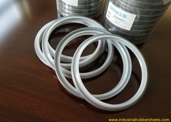 White PU or Black NBR Silicone Rubber Washers with Customized Size and Corrosion Resistance