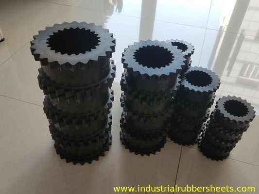 Black Color 3J - 11J Gear Rubber Polyurethane Coupling For Air Compressor