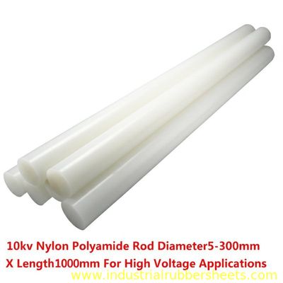 10kv Rated Voltage Nylon Plastic Rod with Diameter5-300mm and Length1000mm for High Voltage Applications