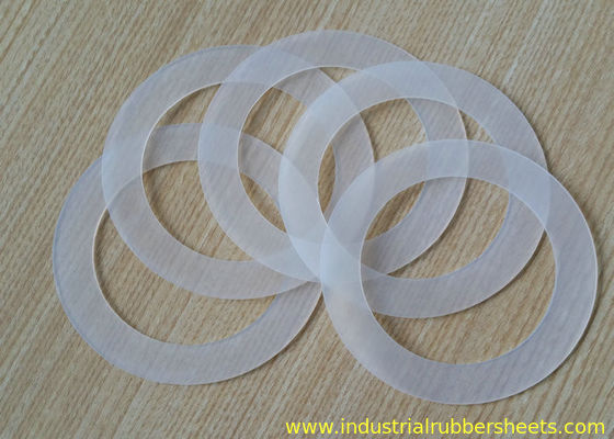 Customized Size Food Grade Silicone Washers , Closed Cell Silicone Foam Gasket