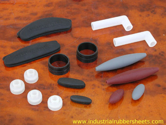 Industrial Grade Silicone Rubber Washers Customize Size 7.5-12Mpa Tensile Strength