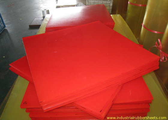 انحناء العذراء البولي يوريثين صفائح بلاستيكية لصناعة الورق، الأحمر بو صفائح