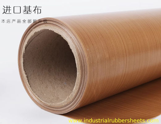 High Strength PTFE Coated Fiberglass Fabric with 200%-320% Elongation At Break and 10KV/mm Break Down Voltage