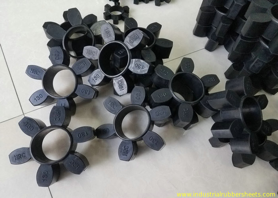 Black HRC Coupling with 8Mpa Tensile Strength and 70-90Shore A Hardness for Industrial Shaft Applications