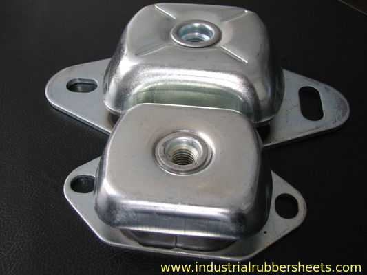 حامل صدمات مطاطي عالي الشد بسطح أملس ومعدن مجلفن لتخميد اهتزازات السفن