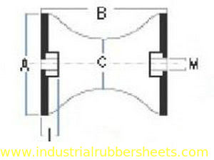 الصف الصناعي الأسود TC-FF المطاط الصدمات الحاملة ومتسرب الصدمات لمكافحة الاهتزاز في معدات الرعاية الصحية