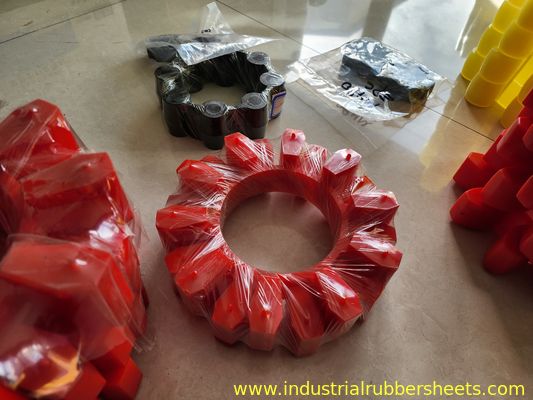 العنكبوت المقاوم للكيماويات من نوع PU مع امتصاص الاهتزاز الممتاز لتطبيقات العمل الثقيل