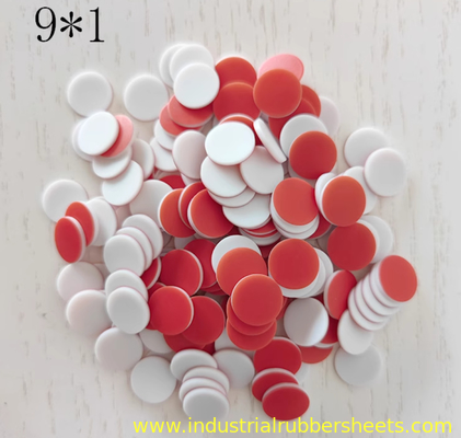 White Oil Resistant PTFE Silicone Washer with PH Range 0-14 and Tensile Strength 8-12Mpa for Bottle Seal
