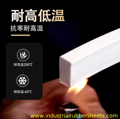 شريط إسفنج السيليكون المغلق الخلية 1mm-60mm سمك للختم الصناعي