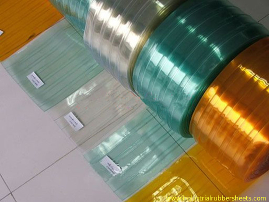 ورقة بلاستيك PVC غير لامع / ملاءات بلاستيكية شفافة ملونة طول 1-50m