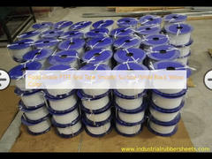 الغذاء الصف PTFE ختم الشريط سطح أملس أبيض أسود اللون الأصفر