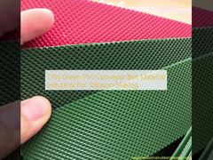 1 Ply Green Pvc الحزام الناقل للمواد الصناعية لصنع التبغ