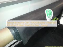 المقاومة للشيخوخة CSM / EPDM الصفحة المطاطية رول الصناعية الصفحة المطاطية للختم ، غسيل