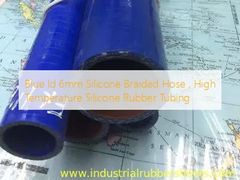 خرطوم مضفر من السيليكون باللون الأزرق مقاس 6 مم ، وأنابيب من مطاط السيليكون بدرجة حرارة عالية