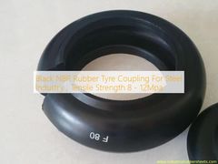 رباط مطاطي أسود من نوع NBR للصناعة الحديدية ، قوة السحب 8 - 12Mpa