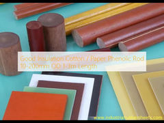 العزل الجيد القطن / الورق العصا الفينولية 10-200mm OD 1-3m الطول