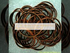 غسالات مطاط السيليكون TC / SC وحلقات O من البولي يوريثين (Pu) لختم الزيت الصناعي