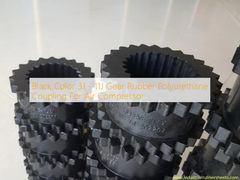 اللون الأسود 3J - وصلة مطاطية من البولي يوريثين للتروس 11J لضاغط الهواء