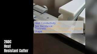 وسادة قطع PTFE 260C مقاومة للحرارة مخصصة