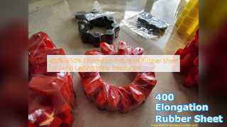 ألواح المطاط الصناعي: 400% استطالة ومقاومة للتآكل