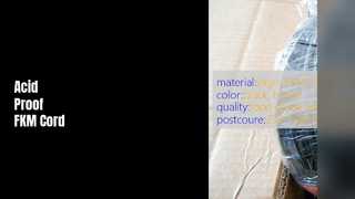 FKM Fluorubber الحبل الأختام الصناعية المقاومة للأحماض