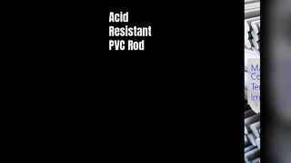 قضيب PVC 10-300 مم مقاوم للأحماض والقلويات