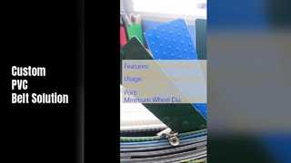 طول الحزام الناقل PVC للأغذية قابل للتخصيص