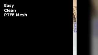 شبكة PTFE بيضاء مقاس 10 × 10 مم سهلة التنظيف
