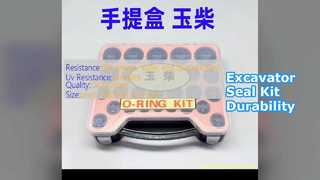 طقم الختم الدائري للحفارة مقاوم لدرجة الحرارة والضغط