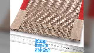 حزام شبكي من مادة PTFE بدرجة حرارة عالية وغير لاصق صناعي