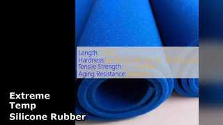 لفة ورقة مطاط السيليكون درجة الحرارة القصوى