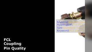 FCL اقتران دبوس ISO 9001 الحجم القياسي للمطاط المعدني