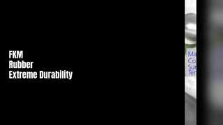 صفائح مطاطية FKM: قوة شد 8MPa، 75 Shore A