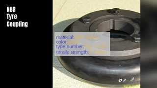 NBR اقتران الإطارات المطاطية F40 F250 عالية الشد