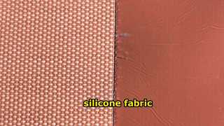 T0.75mm x W1m x L10m نسيج الألياف الزجاجية المطلي بالسيليكون الأحمر (نمط روجرز)