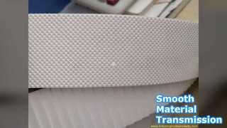 مكافحة ساكنة PVC الحزام الناقل تدفق المواد السلس