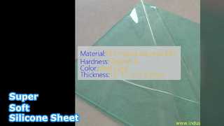 لوح مطاط السيليكون فائق النعومة شفاف 1.2 ملم