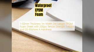ورقة رغوة EPDM مقاومة للماء ومتينة