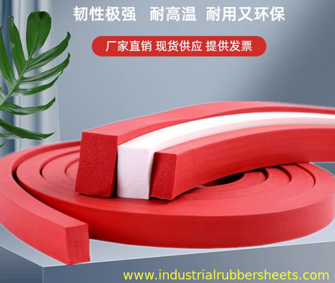 High Temperature Resistant Silicone Sponge Extrusion with Good Wear Resistance and Tensile Strength 100-200psi