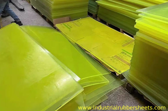 Colorful Polyurethane Sheet with 35-155KN/m Tear Strength, 75-95 Shore A Hardness, and Good Machining Performance