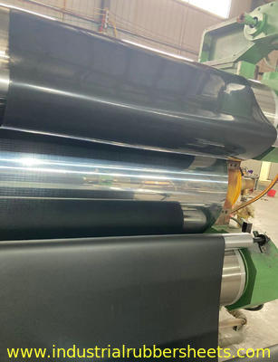 High Temperature Rubber Sheet with Tear Strength ≥25N/mm, Length 10m-20m, and Oil Resistance for Industrial Applications