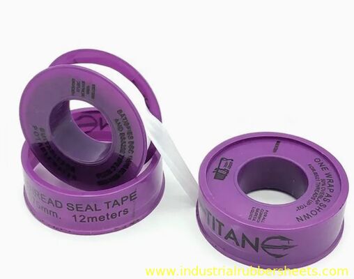 شريط التغطية PTFE الأبيض مع قوة الشد 8Mpa مناسب لتطبيقات الختم الميكانيكي