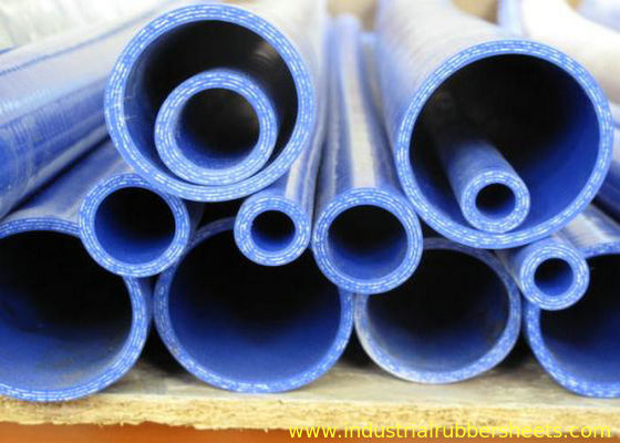 بثق أنبوب سيليكون بكر 100% مقاوم لدرجات الحرارة العالية خرطوم مقوى بضفيرة البوليستر لأسطوانة كورونا