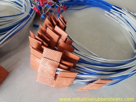 Red Close Cell Silicone Heater Pad 220-240V 350W for Uniform Heating up to 220°C